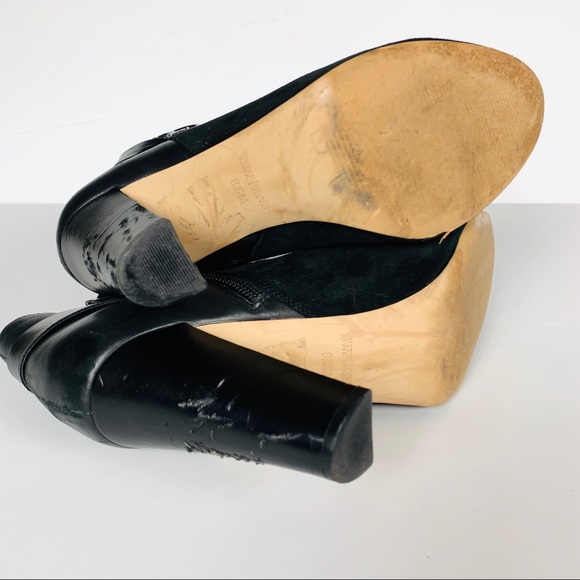 White House Black Market Heeled Boots Black - Picture 6 of 6